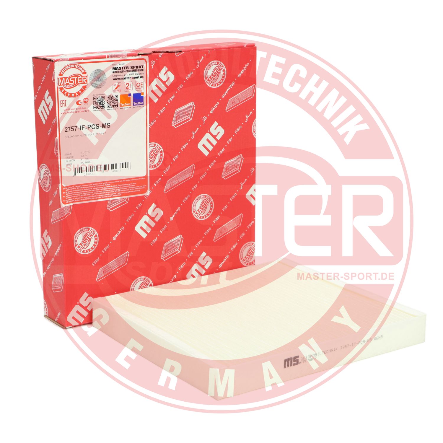 Filtru polen MASTERSPORT GERMANY 2757-IF-PCS-MS